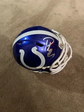 Pat McAfee Autographed Mini Helmet Indianapolis Colts