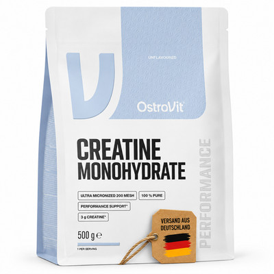 OstroVit Creatine Monohydrate 500g Kreatin Pulver 100% Pur Natural