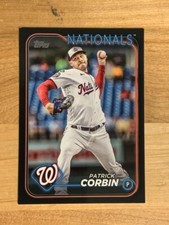 2024 Topps Series 1 Patrick Corbin Black Parallel /73 - WAS Nationals