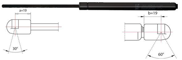 METZGER 2110466 Gas Spring, boot-/cargo area for AUDI