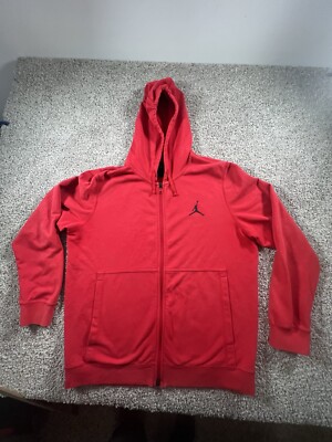 Vintage Nike Air Jordan Essentials Full-Zip Large Warmup Tech Fleece Streetwear
