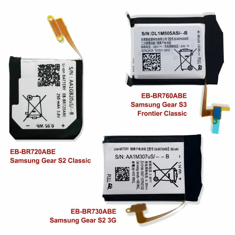 For Samsung Gear S2 S2 3G S3 EB BR720ABE EB BR730ABE EB
