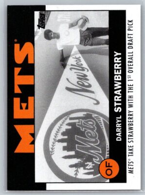 2021 Topps x ESPN 30-for-30: ''Once Upon a Time in Queens'' #1 Darryl Strawberry