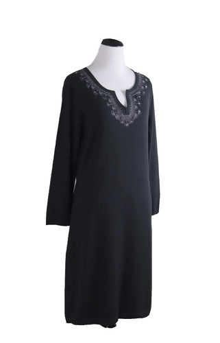 Tommy Bahama Women's Cotton Clip Embroidered Tier Dress Black Size XS | eBay