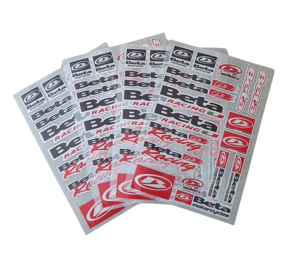 Beta Racing Motorcycle Stickers Bike Decal Adhesive