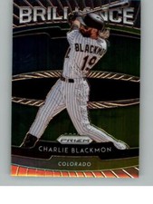 2020 Panini Prizm Charlie Blackmon B-10   Colorado Rockies Brilliance