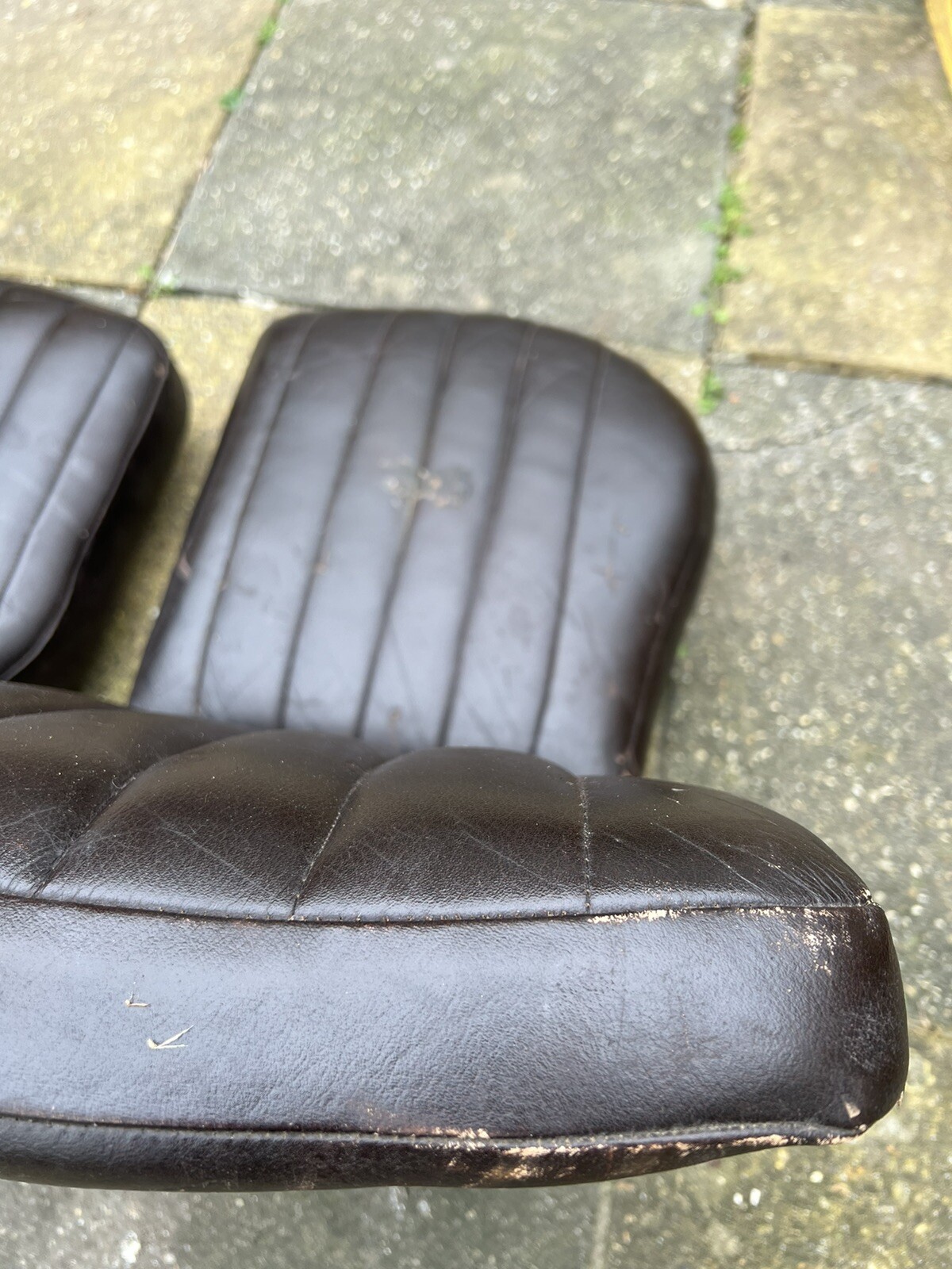 Classic Vintage car leather seats eBay