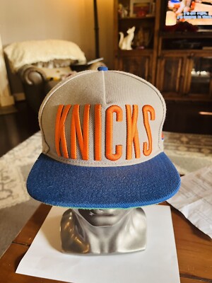 Mitchell Ness New York Knicks XL Script Adjustable Snapback