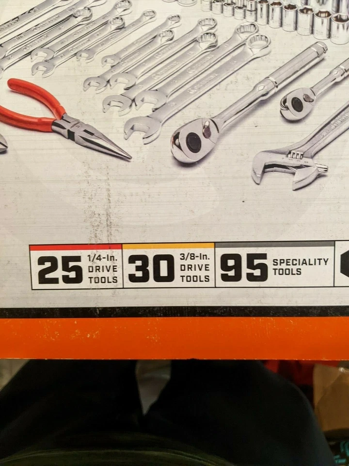 1/4 in. 3/8 in Drive General Purpose Professional Tool Set Garage Shop 150 Piece - Image 4 of 4