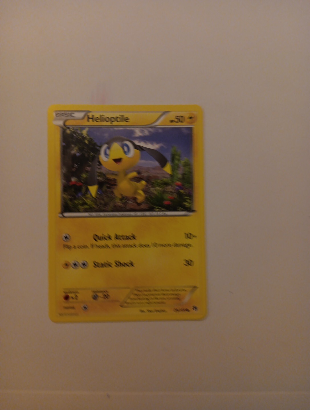 Helioptile 29/119 LP - XY Phantom Forces Pokemon Card - $ J&M TARANTULA