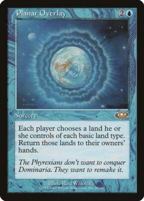 Planar Overlay | NM | ENG | MtG EDH Commander Mono Blue Land Bounce