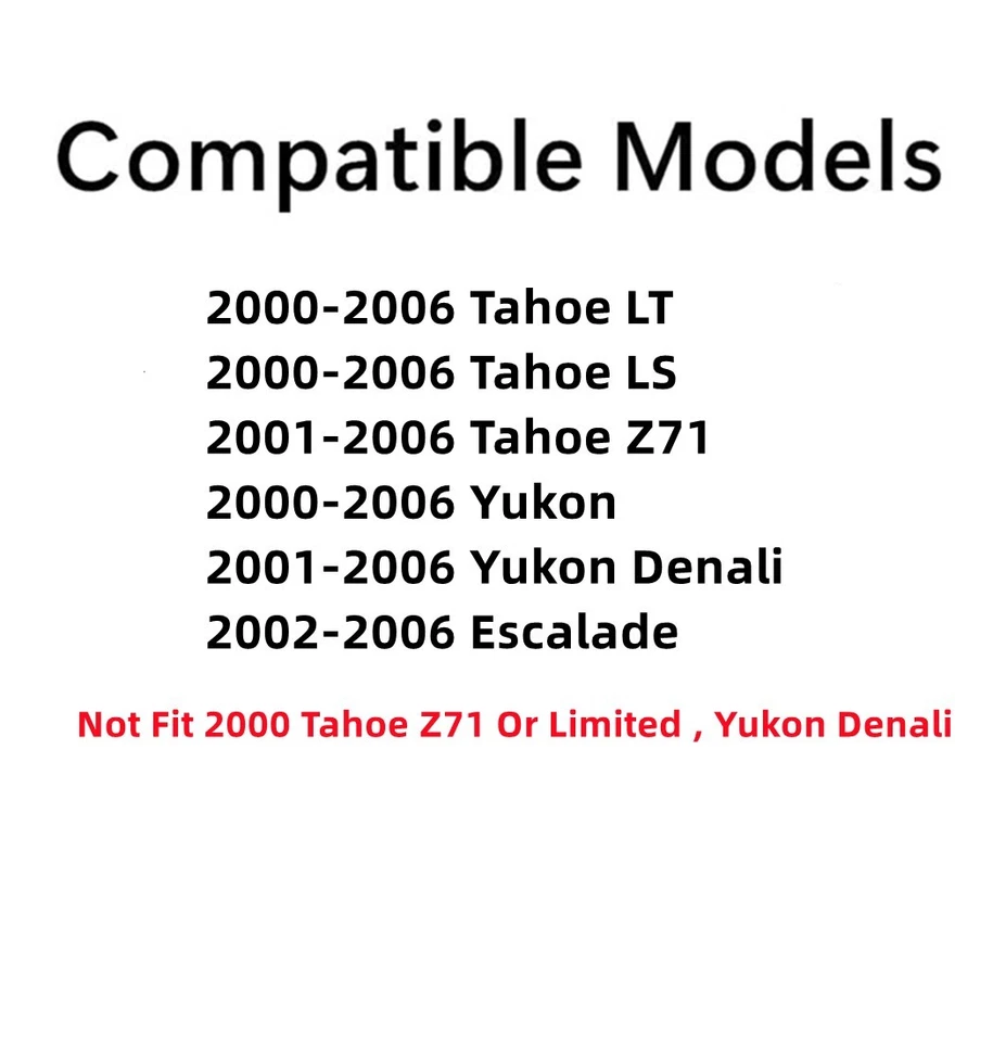 Fits 00-06 Tahoe / Yukon 02-06 Escalade Passenger Right Rear Door Window Glass Foto 2 de 4