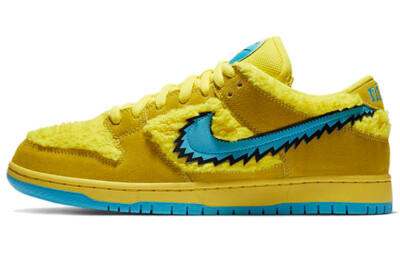 Nike Sb Dunk Low Grateful Dead Bears Opti Yellow CJ5378-700