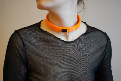 Quick Collar Halsband mit D-Ring – Größe anpassbar abschließbar BDSM Fessel - Bild 1 von 3