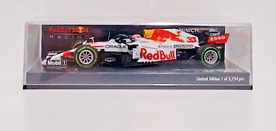 1:43 Minichamps Model Car F1 Red Bull Honda RB16B Max Verstappen