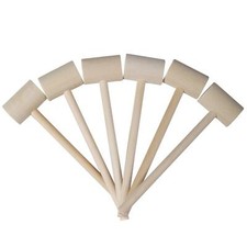 36 Pieces Crab Hammers Wooden Lobster Seafood Mallets