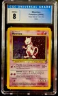 Pokemon  Mewtwo Base Set 2 CGC 8  10/130 Holo 2000