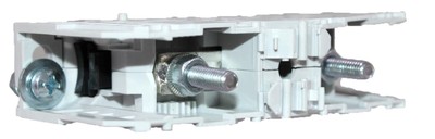 Entrelec D35/27.FF Power Terminal Block 2 Studs M6 600V/125A 35mm Block 27mm Spa