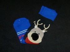 Reindeer Slipper Socks - Women's Christmas  Holiday pair 