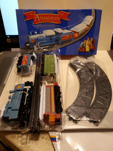 vintage battery operated train set