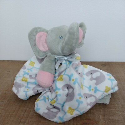 Zooawa Baby Security Blanket Stuffed Animal Elephant Plush Lovey