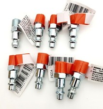 Industrial Milton Lot of 8 FD 75234 1/4"x1/4" Male NPT Coupler Plugs