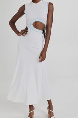 chinese dress ladies Displace Cutout Maxi