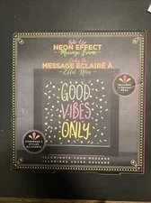 Fizz Creations Light Up Neon Effect Message Frame