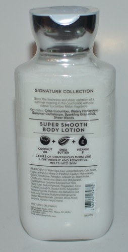 3 BATH & BODY WORKS CUCUMBER MELON LOTION CREAM HAND 8 OZ SHEA BUTTER VITAMIN E - Picture 4 of 5