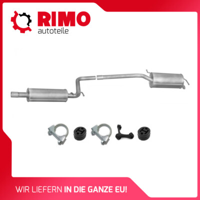 VW Caddy III 2.0 SDI (2004-2010) Auspuff Auspuffanlage Mit Montagesatz