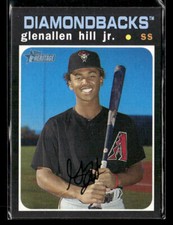 2020 Topps Heritage Minor League #80 Glenallen Hill Jr. Card AZL Diamondbacks