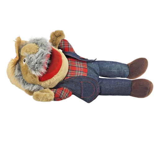 SHOT GUN RED Vintage Hee Haw 14'' Plush Stuffed Doll Grandpa Cowboy TV Show - Picture 3 of 11