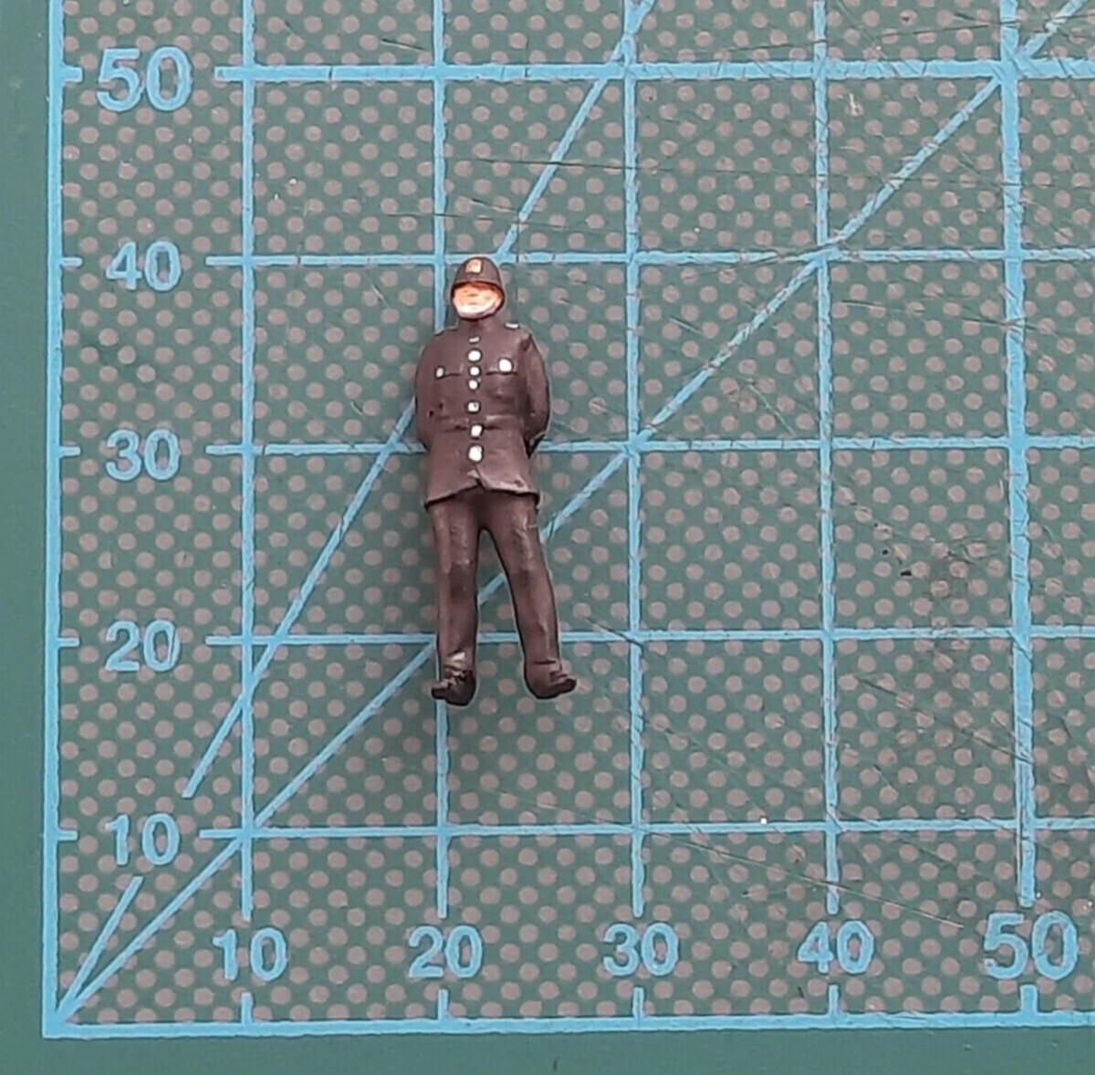 Oo Scale Statue OO GAUGE BEAT POLICEMAN FIGURE HAND PAINTED PERIOD BOBBY POLICE ERA 4 ...