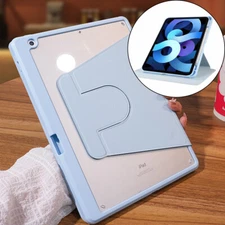 For iPad A16 11th 10th 9th 8th 7th Gen Rotating Shockproof Flip Stand Case Cover