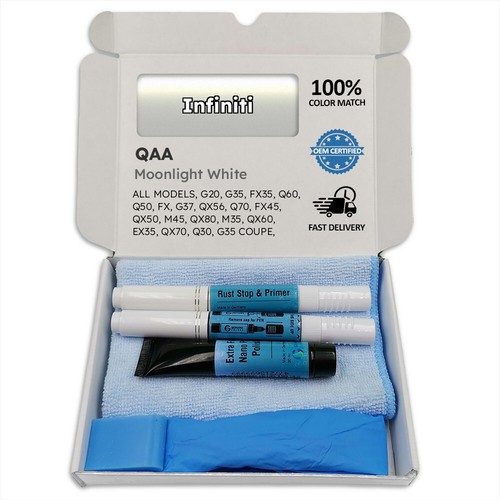 QAA Moonlight White Touch Up Paint for Infiniti G20 G35 FX35 Q60 Q50 FX