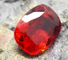 Exquisite Natural Orange Sapphire 70-80 Ct Cushion Cut Certified Loose Gemstone