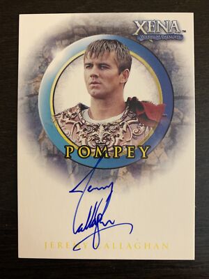 2002 Rittenhouse Xena Beauty & Brawn Jeremy CALLAGHAN as Pompey AUTO #A25