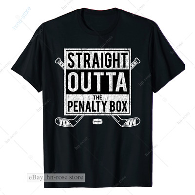 Ice Hockey Player Gifts Straight Outta The Penalty Box Hockey Player T-Shirts
