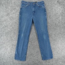 Vintage Wrangler 936DEN Jeans Men 34x33 Cowboy Cut Slim Fit Western USA