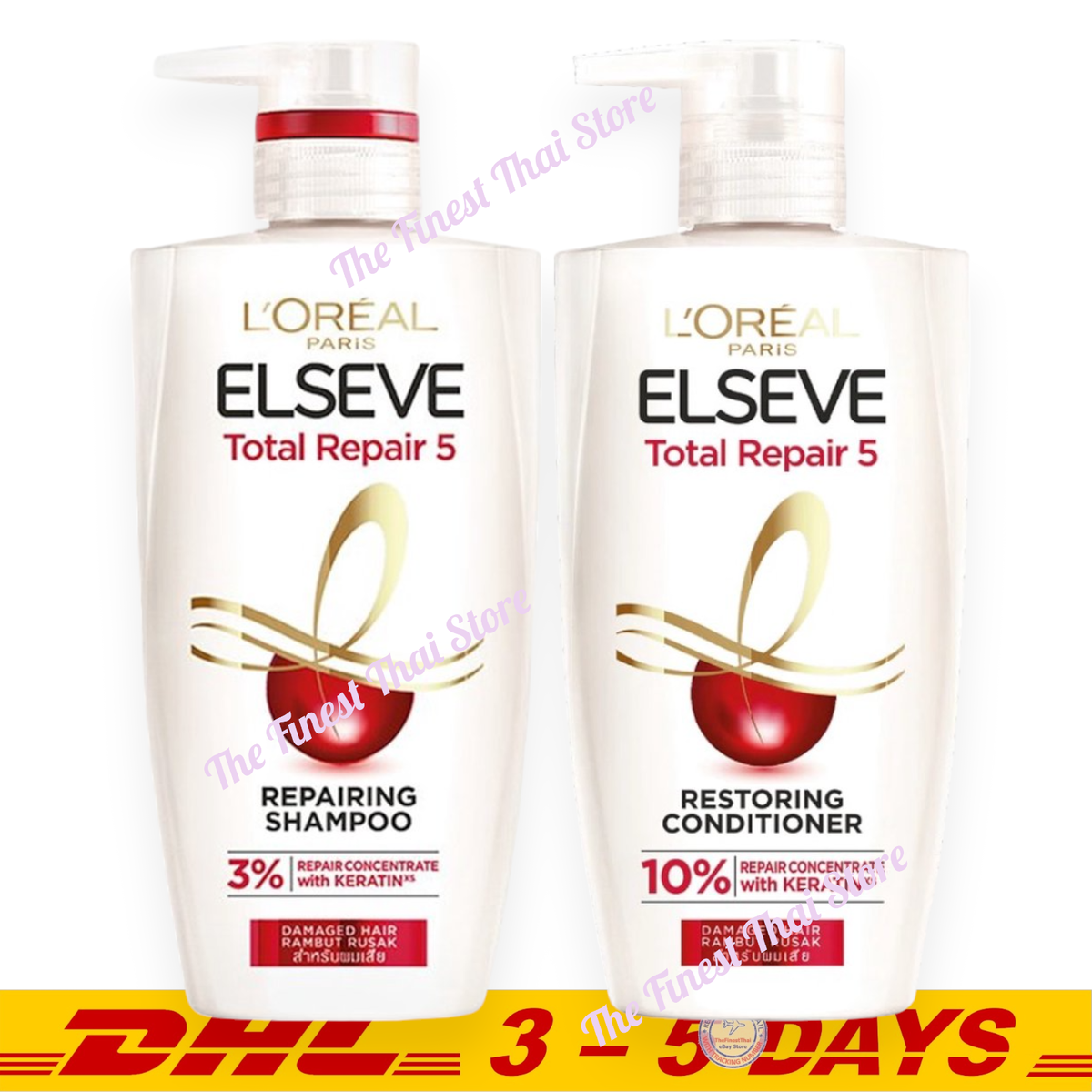 L'Oreal Paris Elseve Total Repair 5 Repairing Shampoo + L'Oreal Paris Elseve Total Repair 5 Repairing Shampoo +