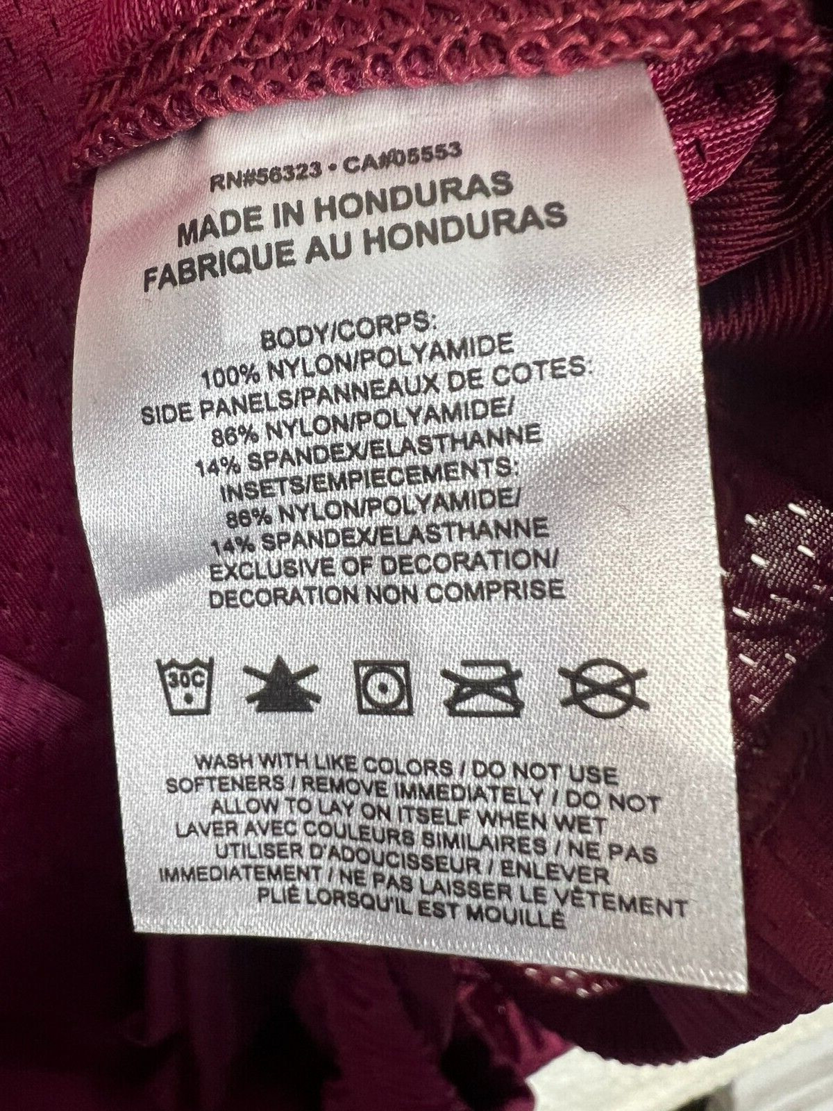 Nike Jersey Mens Large Vapor Varsity Tackle Football Maroon Red Practice Jersey thumbnail 6