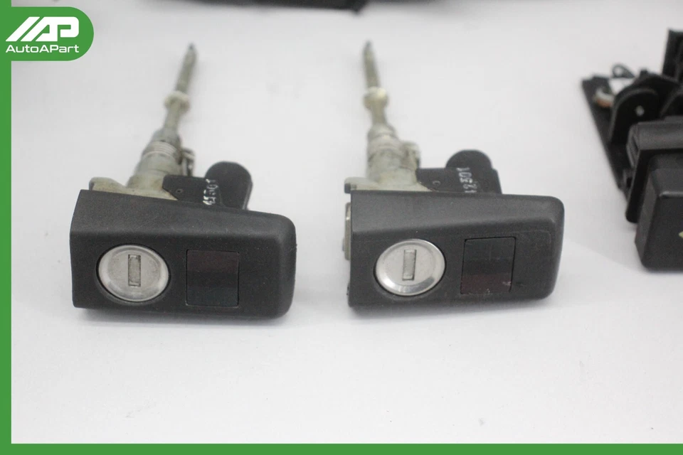 ✅ 90-95 Mercedes R129 SL320 Ignition Switch Glove Trunk Lock Key Set Assy OEM - Image 3 of 4