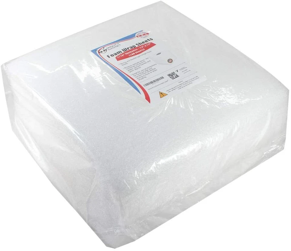 100 Foam Wrap Cushioning Sheets 12x12x1/16 packing materials for fragile items - Image 3 of 4