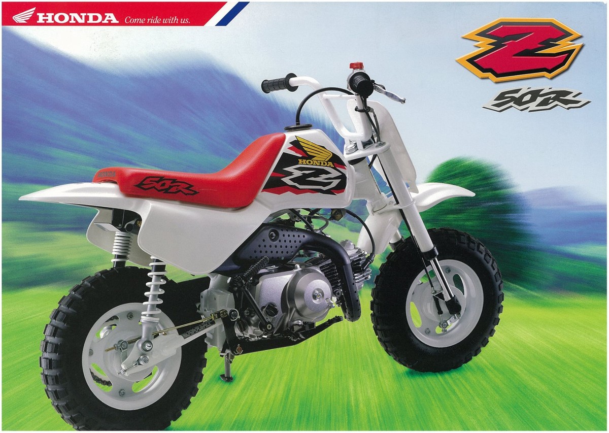 HONDA Brochure Z50R Z50 1998 Sales Catalog REPRO | eBay