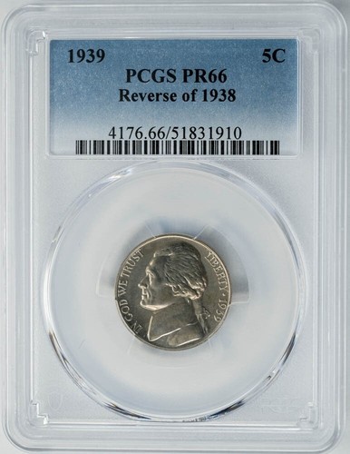 1939 Jefferson Nickel 5c Reverse of 1938 PR66 PCGS 949864-17