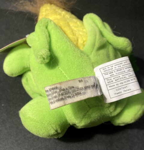 Vintage 1999 Toy Box Creations Veggie Friend Seedies Corny Cob Beanbag Plush Toy - Picture 4 of 5