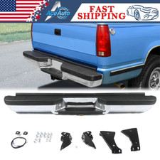 New Chrome Rear Bumper For 1988-2000 Chevrolet C1500 C2500 K1500 K2500 Fleetside New Chrome Rear Bumper For 1988-2000 Chevrolet C1500 C2500 K1500 K2500 Fleetside