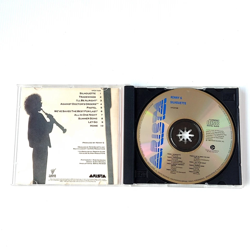 Kenny G Silhouette CD 1988 - image 2 of 4