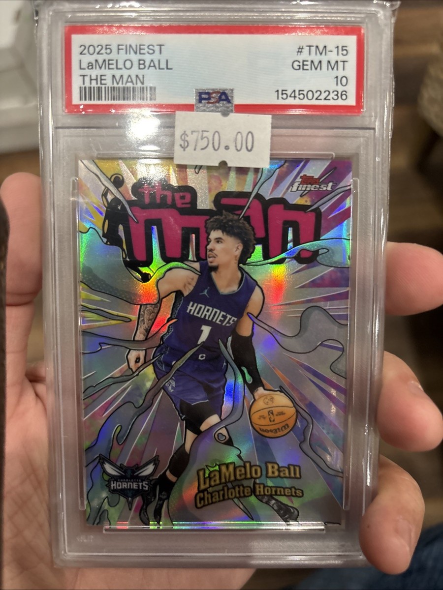 2025-26 Finest Lamelo Ball The Man Psa 10 Tm-15 Pop 1 | eBay