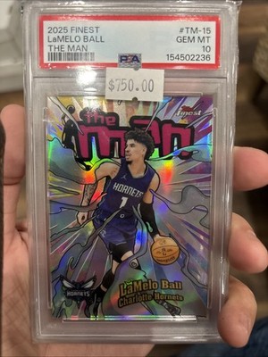 2025-26 Finest Lamelo Ball The Man Psa 10 Tm-15 Pop 1 | eBay